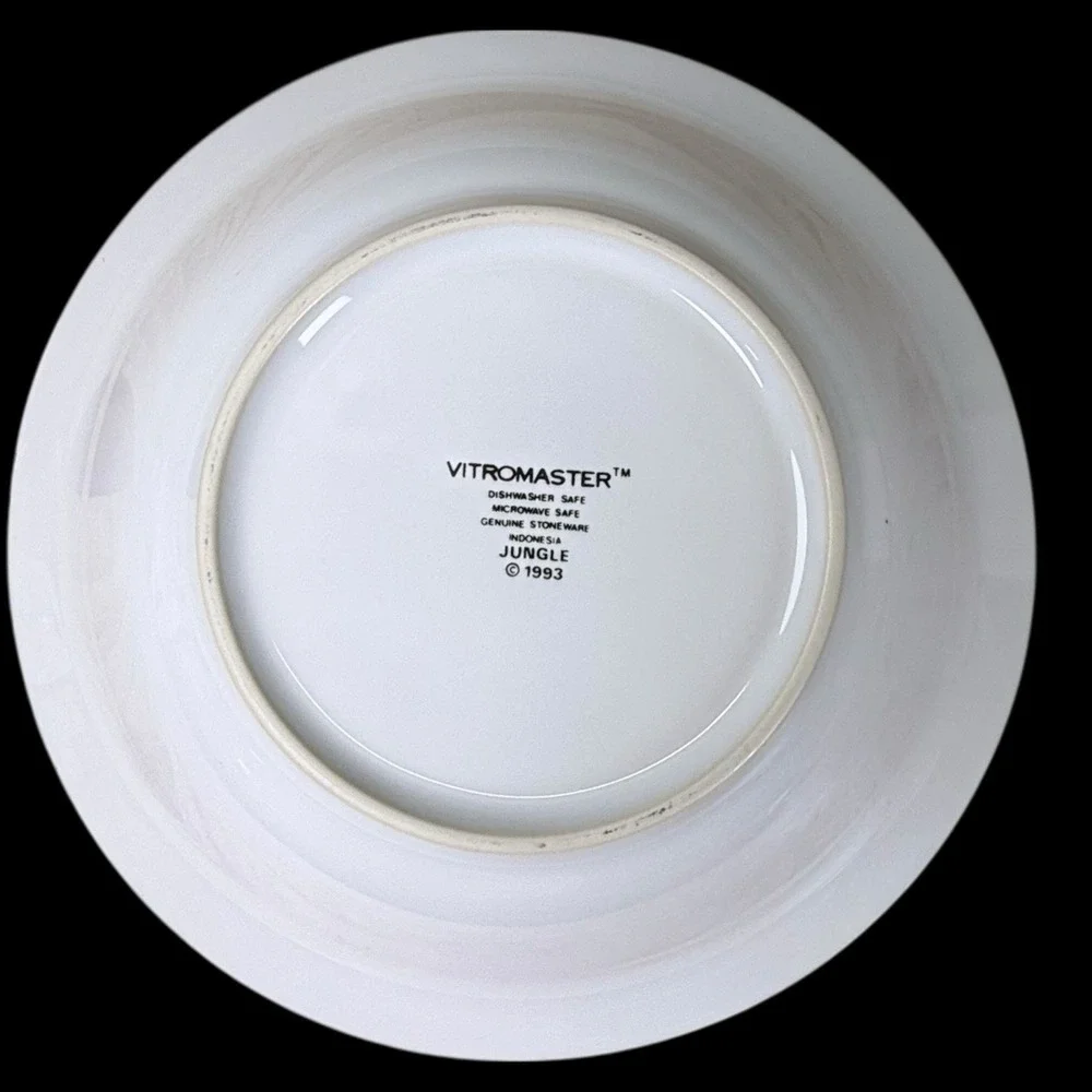 Vitromaster Jungle‎ Animal Print Cereal Bowl 7.25